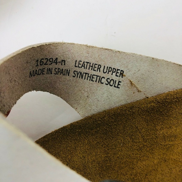 Pedro Iniesta White 7.5 Flip Flop Boho Sandal - Picture 7 of 8